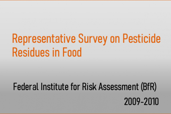Representative Population Survey: Pesticides