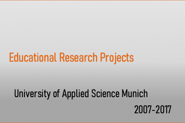 Educational Research Projects at the University of Applied Sciences Munich
