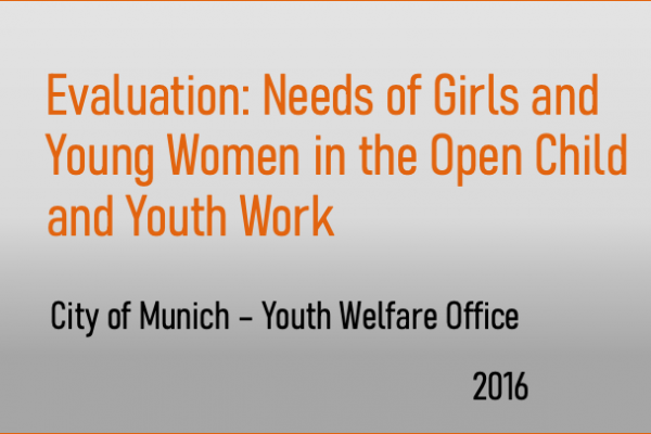Needs of Girls and Young Women in the Open Child and Youth Work