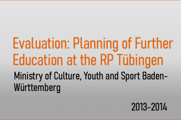 Evaluation of the Pilot Project “Fortbildungsplanung an Schulen des RP Tübingen”