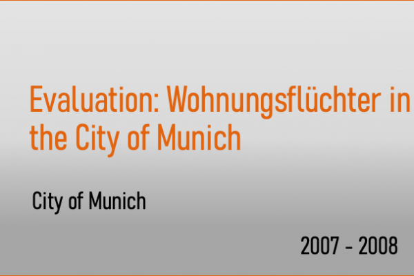 Wohnungsflüchter in the City of Munich