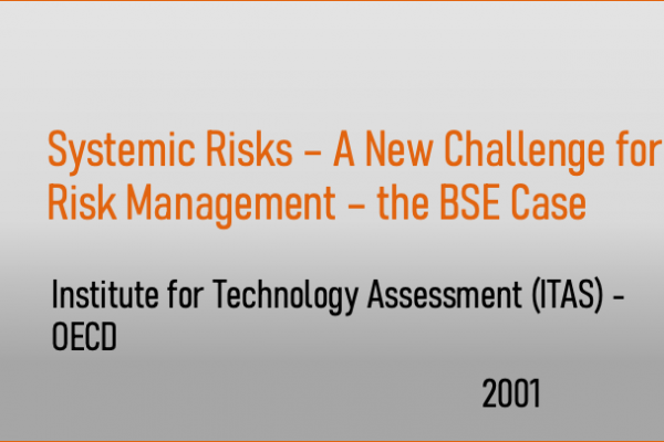 Systemic Risk: A new Challenge for Risk Management. The Case of BSE