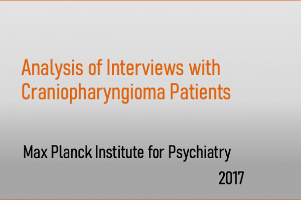 Analysis of Interviews with Craniopharyngioma Patients