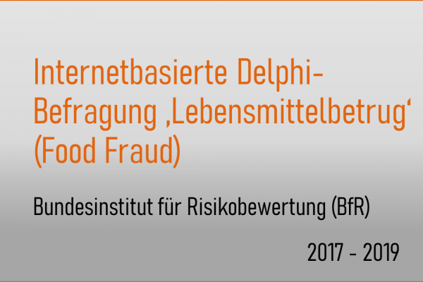 Internetbasierte Delphi-Befragung zur Thematik ‚Lebensmittelbetrug (Food Fraud)‘