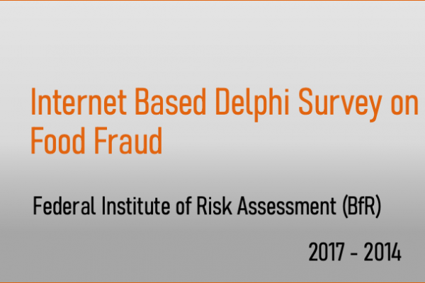 Internetbased Delphi Survey on Food Fraud