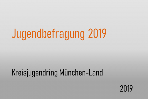 Jugendbefragung 2019 - KJR München-Land