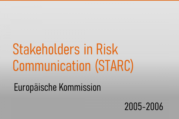 Stakeholders in Risk Communication (STARC)