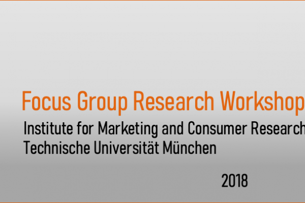 Focus Group Research Workshop
