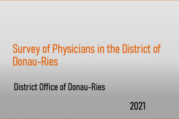 Survey of Physicians in the District of Donau-Ries