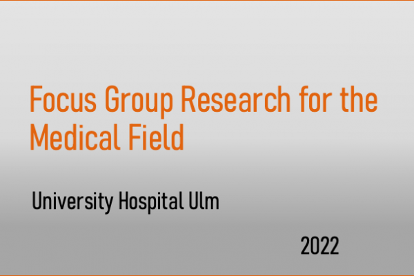 Focus Groups for the Medical Field