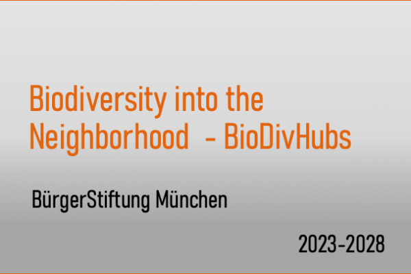 Biodiversity into the neighborhood  – BioDivHubs