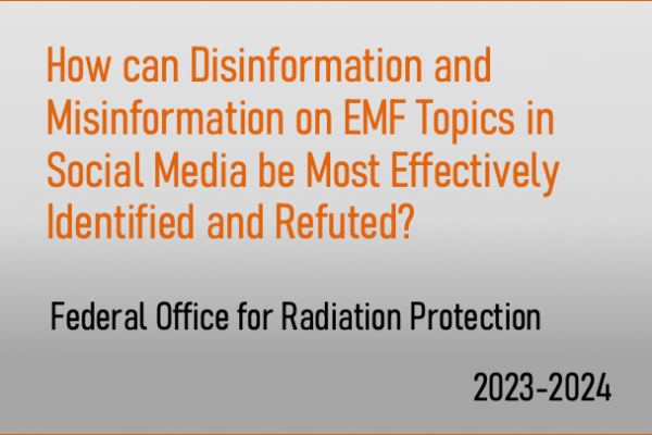 How can disinformation and misinformation on EMF topics in social media be most effectively identified and refuted?