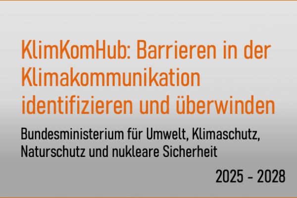 Barrieren in der Klimakommunikation identifizieren und überwinden (KlimKomHub)